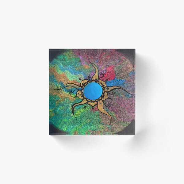 'Eternal Sun' Acrylic Block