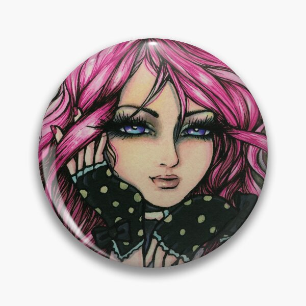 Item preview, Fairy with Pink Hair Whimsical Fantasy Art by Hannah Lynn designed and sold by hannahlynnart.