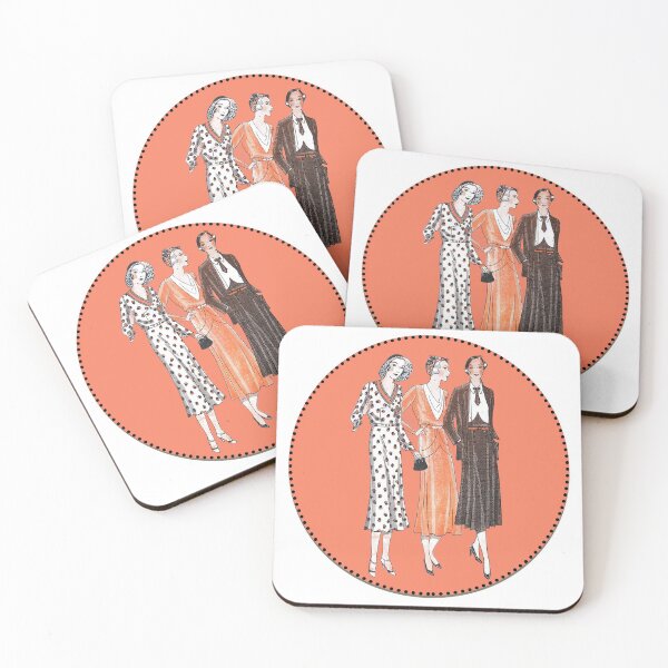 Item preview, 20's Fashion Vintage Print designed and sold by KoomenPrints.