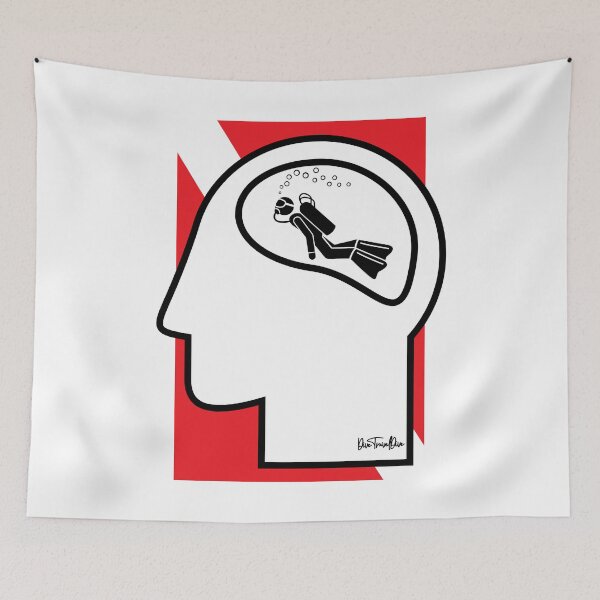 Item preview, Diving On The Brain! designed and sold by TravelDive.