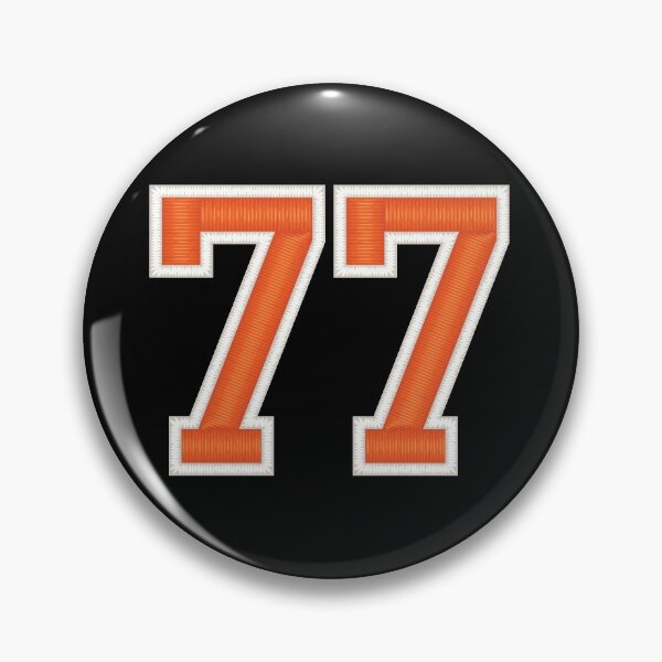 Artikelvorschau, Sport Nummer 77 Jersey siebenundsiebzig Orange entworfen und verkauft von elhefe.