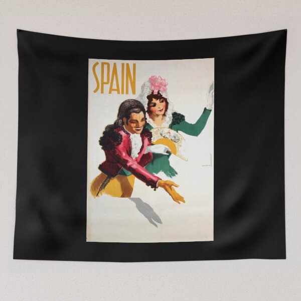Item preview, retro classic Spain poster designed and sold by CorasPosters.