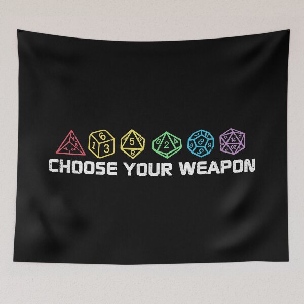 Item preview, Dungeons Dragons Choose Your Weapon designed and sold by SulkyWiser.