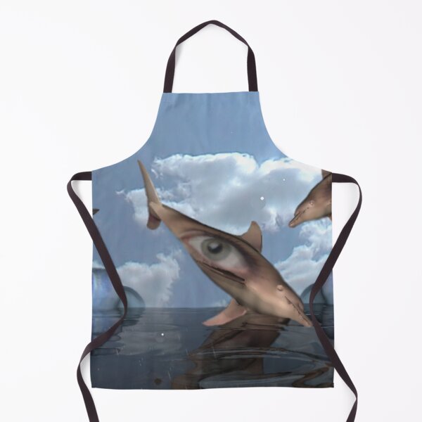 Item preview, Eye dolphins dancing on Ganymede ocean (original version) designed and sold by Lawrence Alfred Powell.