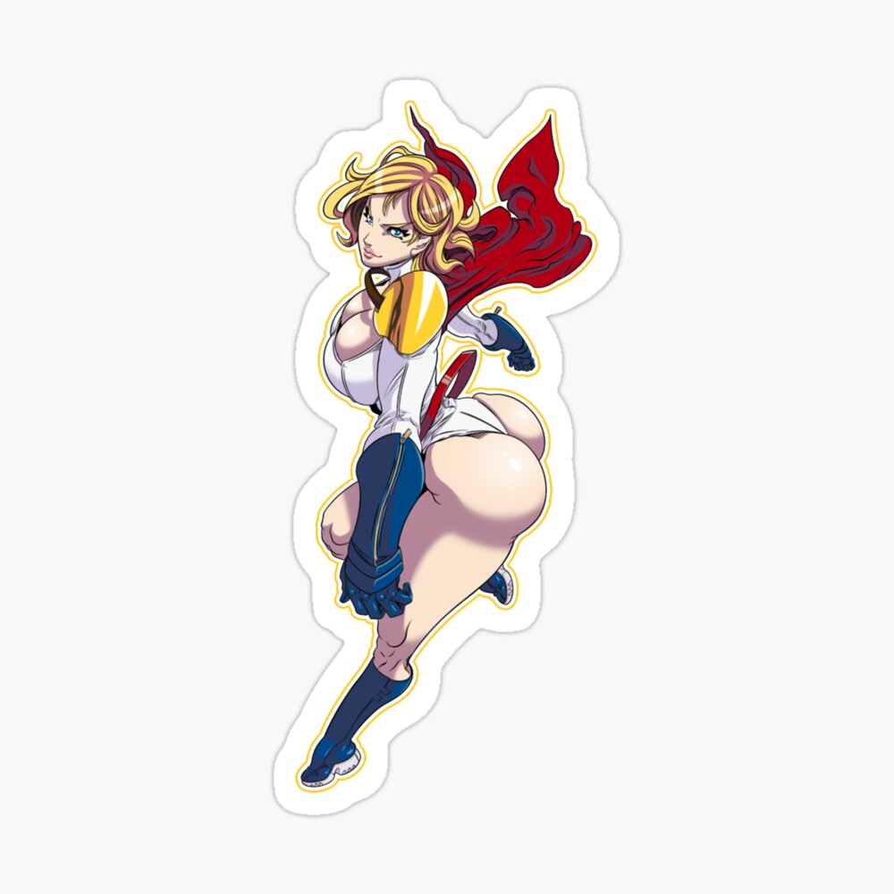 Power Girl Sticker