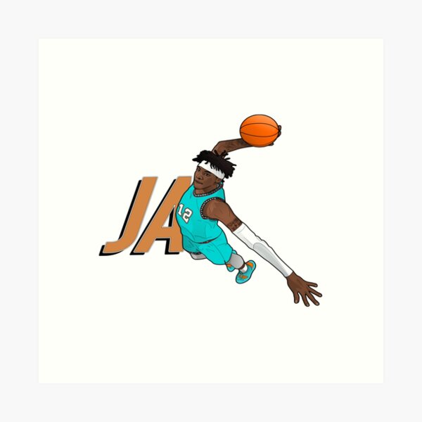 Ja Morant Digital Poster Svg 