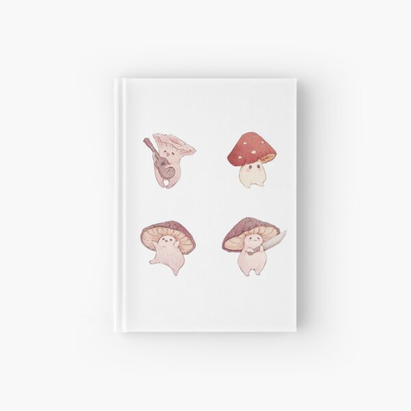 Cute Mushroom Pack Hardcover Journal