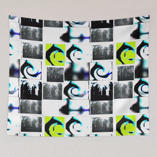 Item preview, Woodsy,  Early, Alien, Astronaut, psychedelic, Collage, abstract designed and sold by Stacey Lazarus.