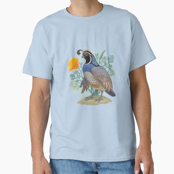 Item preview, California Quail & Poppy designed and sold by chocolatNwasabi.
