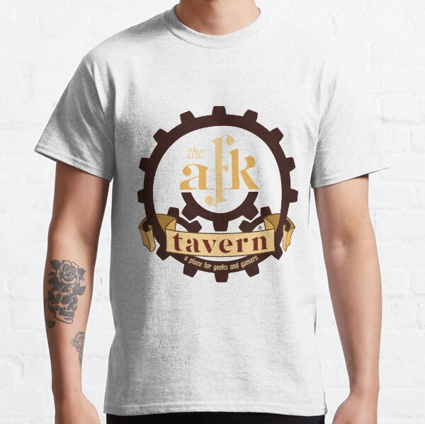 AFK Tavern Round Logo Classic T-Shirt