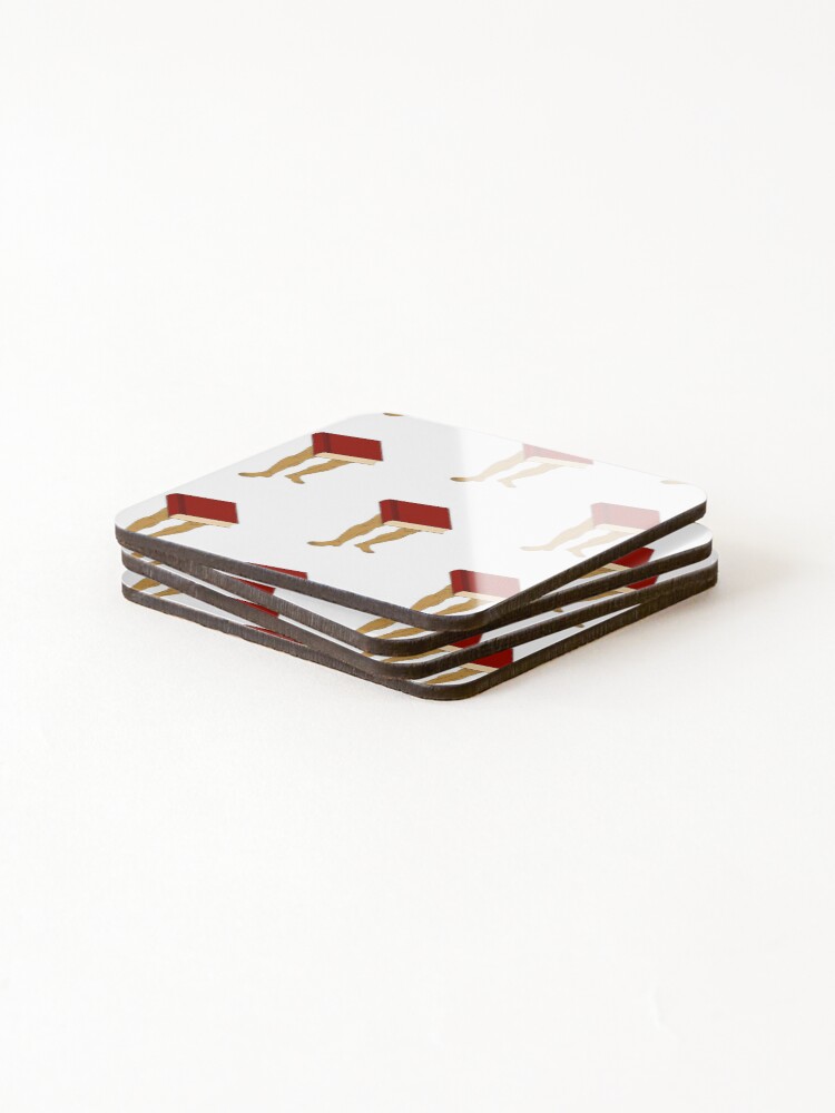 Thumbnail 4 of 5, Coasters (Set of 4), Runaway Book designed and sold by CharlieWolves.