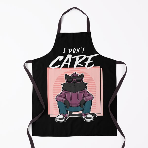 Item preview, I Don't Care, Chillin Cat designed and sold by Cute Pawz.