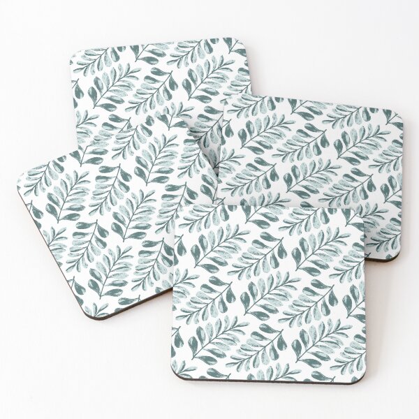 Item preview, Minty Fern - White designed and sold by artlovepassion.