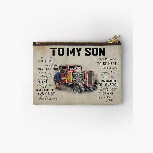 Item preview, To My Son Wherever Your Journey In Life - Dad And Son Hot Rod Car designed and sold by MorningJoco.