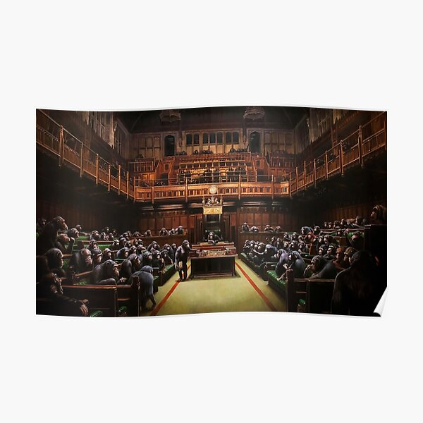 Devolved Parliament - Banksy Poster