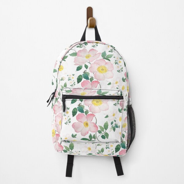 Item preview, hand painted pink and white rose pattern designed and sold by ColorandColor.