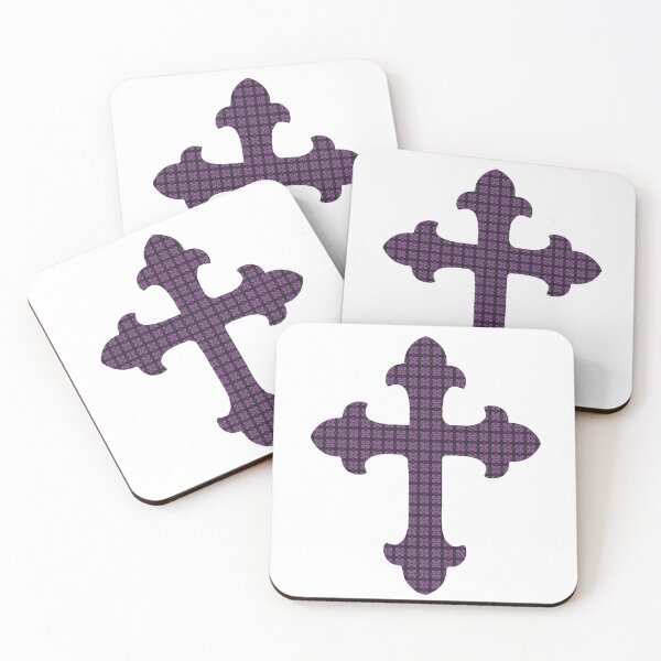 Item preview, Simple Gothic Cross And Goth Damask Design designed and sold by StormyMuse.