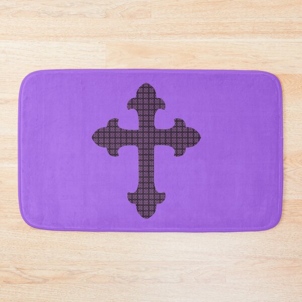 Item preview, Simple Gothic Cross And Goth Damask Design designed and sold by StormyMuse.