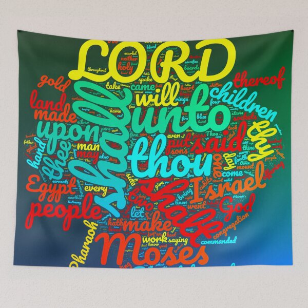Item preview, Word cloud book of Exodus designed and sold by PanicDay.