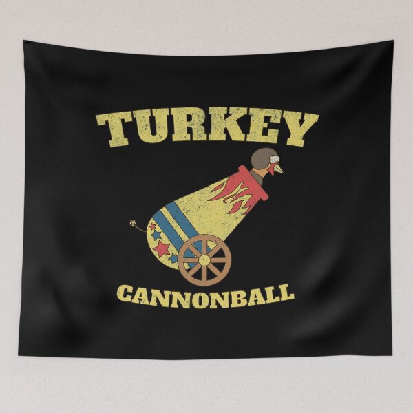 Item preview, Turkey Cannonball, Thanksgiving, Outdoor performence designed and sold by OdmiDesign.