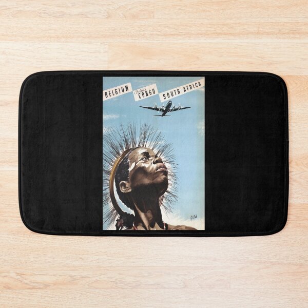 Item preview, retro classic Belgium Congo Soth Africa poster designed and sold by CorasPosters.