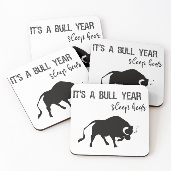 Item preview, It's A Bull Year Sleep Bear designed and sold by CAview.