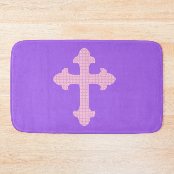 Item preview, Pastel Gothic Cross And Goth Damask Design designed and sold by StormyMuse.