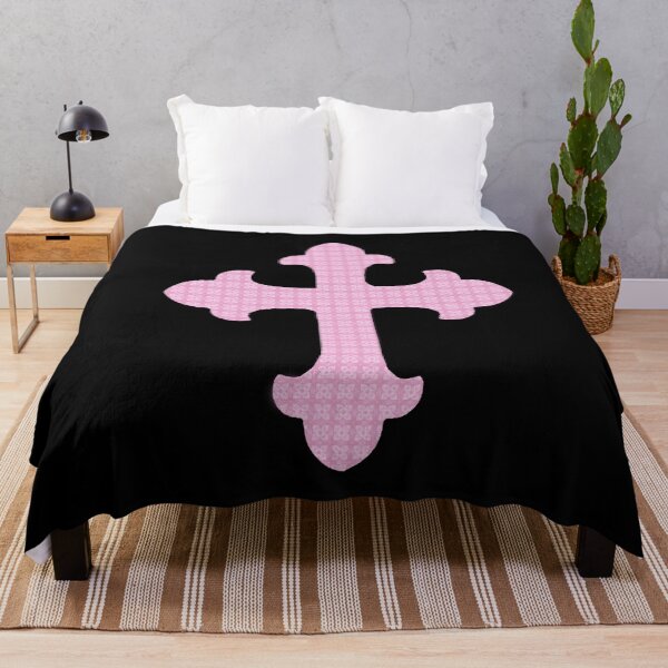 Item preview, Pastel Gothic Cross And Goth Damask Design designed and sold by StormyMuse.