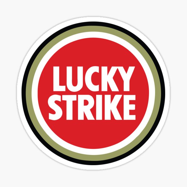 Lucky Strike Stickers Redbubble