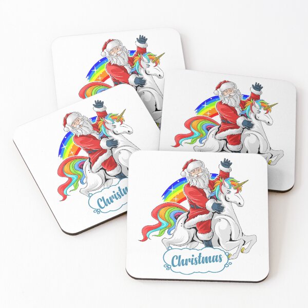 Item preview, Santa Riding Unicorn designed and sold by alexquang.