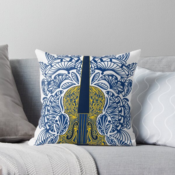 Item preview, Navy Blue Violin Mandala Pattern designed and sold by crizzysketch.