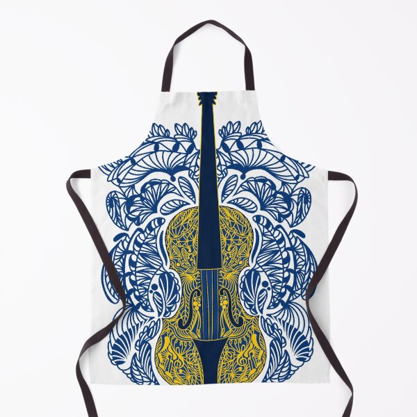 Artikelvorschau, Dunkelblaues Violin-Mandala-Muster entworfen und verkauft von crizzysketch.