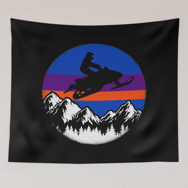Item preview, Snowmobiling Sled, Vintage American Snowmobile  designed and sold by OdmiDesign.