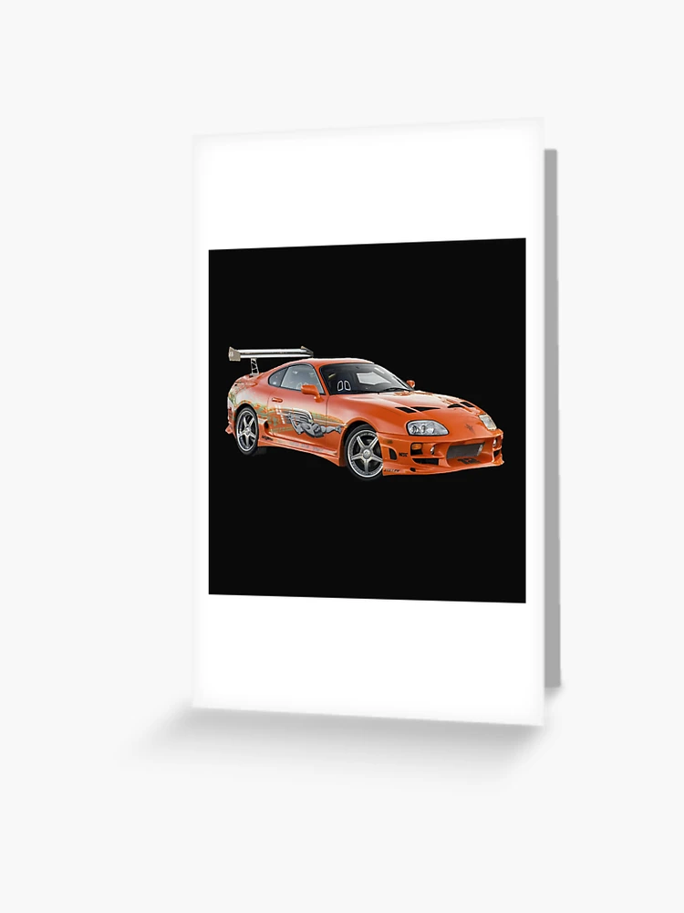 Carte de vœux for Sale avec l'œuvre « Fast and Furious - Maison et Supra »  de l'artiste turboculture