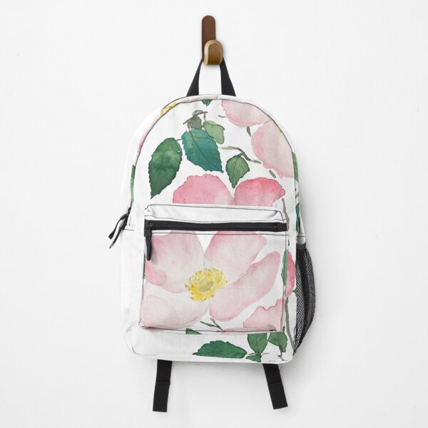 Item preview, hand painted pink rosa rubiginosa designed and sold by SelenePaintings .