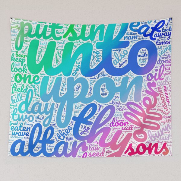 Item preview, LeviticusWord cloud book of Leviticus  designed and sold by PanicDay.
