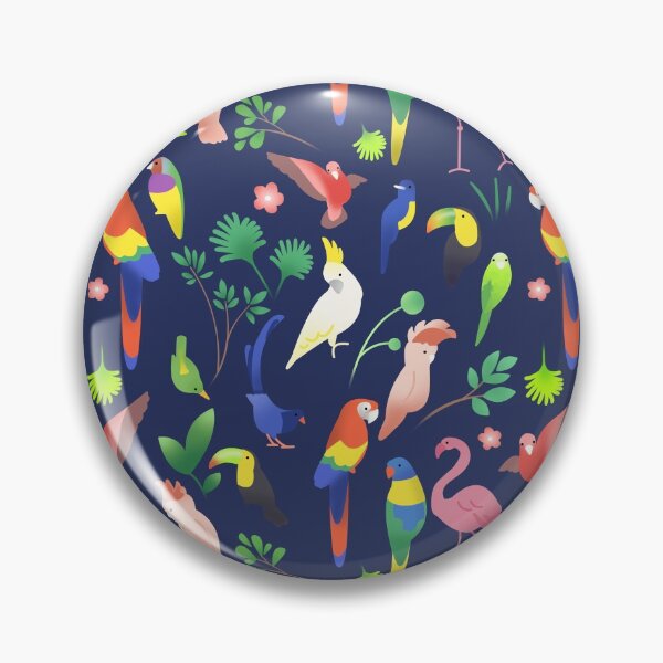 Item preview, Tropical Bird Pattern designed and sold by Bethany Gustafson.