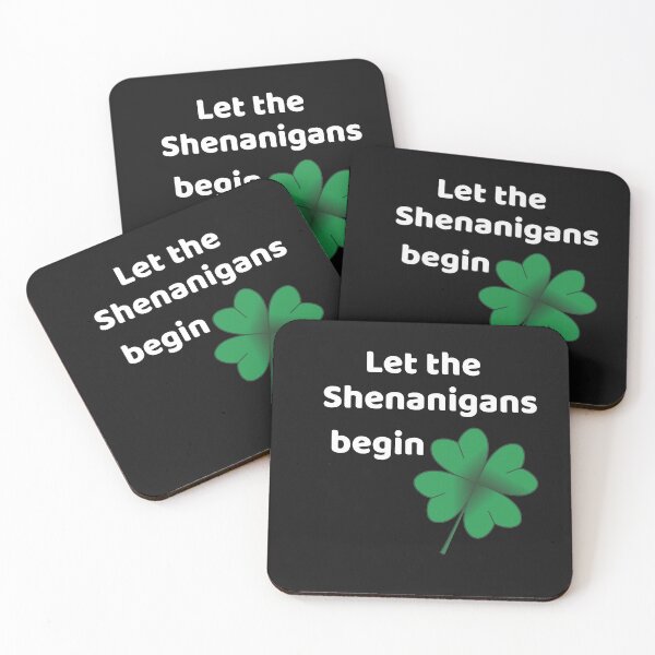 Item preview, Shamrock Let the Shenanigans begin T-Shirt designed and sold by sunnym79.