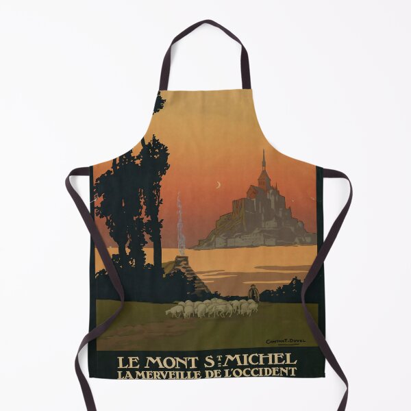 Item preview, retro classic ETAT Le Mont Saint Michel poster designed and sold by CorasPosters.
