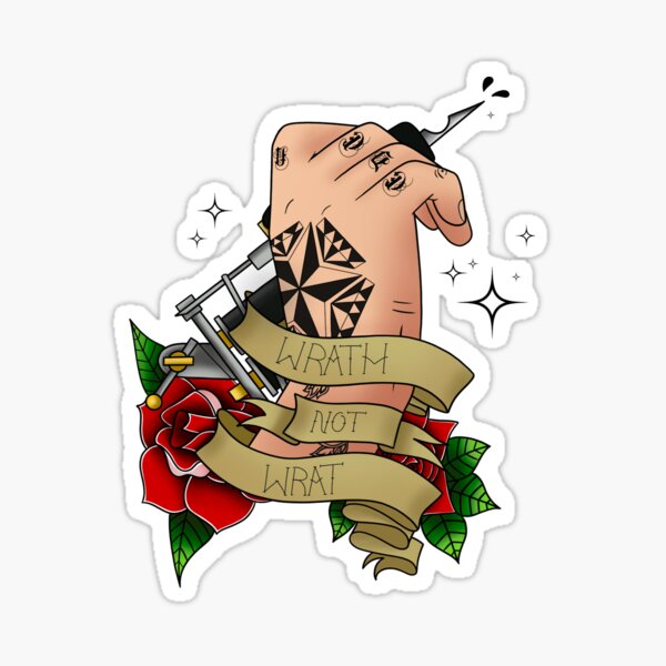 Es soll Zorn sagen Sticker