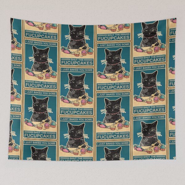 Item preview, Balck Cat Just Baked You Some Shut The Fucupcakes gift designed and sold by mlnana.