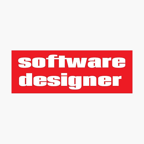 Artikel-Vorschau von Software Designer, designt und verkauft von ProjectX23.