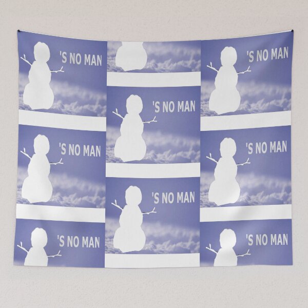 Item preview, 'S NO MAN (No Snowman) designed and sold by MoMoJaJa.