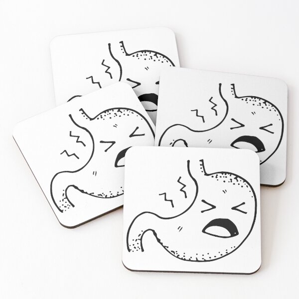 Item preview, Stomach ache Tattoo designed and sold by Romanii13.