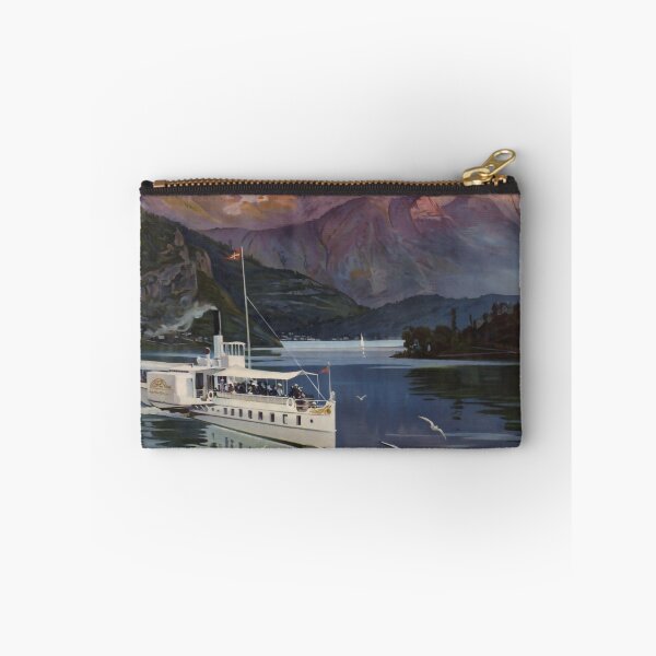 Item preview, retro classic PLM Lac Annecy poster designed and sold by CorasPosters.