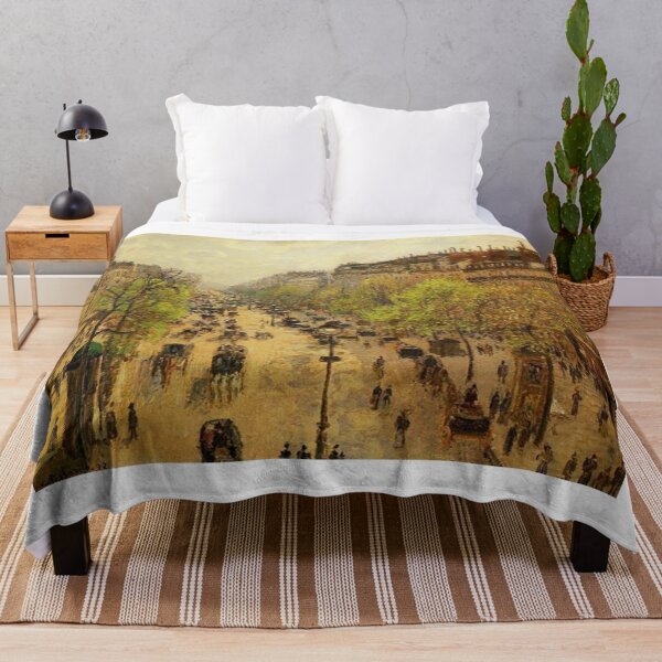 Item preview, Boulevard Montmartre Spring - Camille Pissarro Classic Famous Art designed and sold by jfreedom.