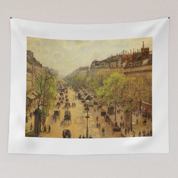 Item preview, Boulevard Montmartre Spring - Camille Pissarro Classic Famous Art designed and sold by jfreedom.