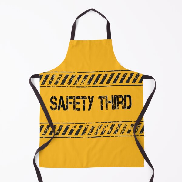 Safety Sign Aprons Redbubble