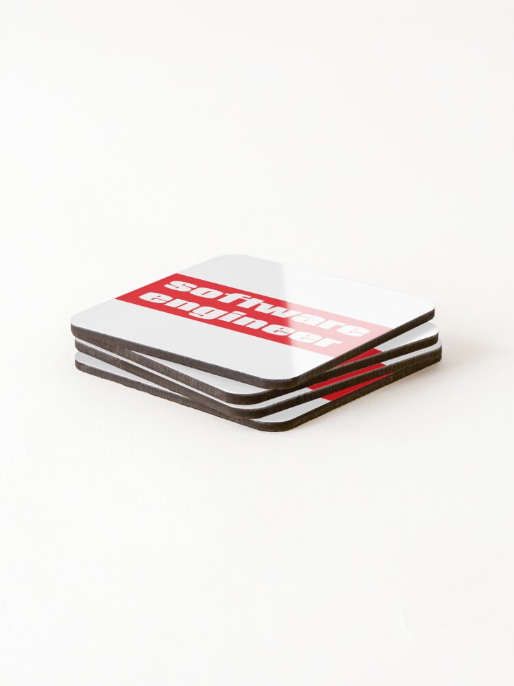 Thumbnail 4 of 5, Coasters (Set of 4), Software Engineer designed and sold by ProjectX23.
