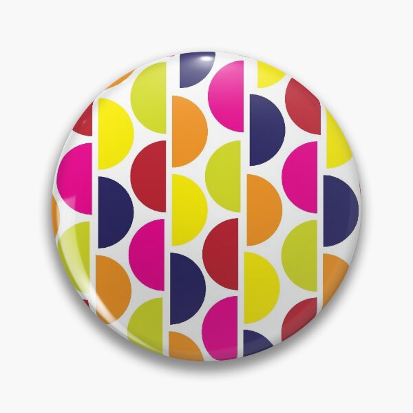 Item preview, Colorful Geometric Circle Half Circle Pattern designed and sold by Nisha Prabhu.